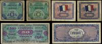 Francja, zestaw 3 banknotów, 1944