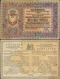 Polska, los wartości 4 koron, 1917