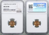 Polska, 1 grosz, 1938