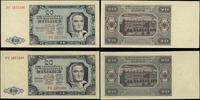 Polska, zestaw: 2 x 20 złotych, 1.07.1948