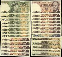 Polska, zestaw 26 banknotów, 1982–1988