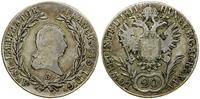 Austria, 20 krajcarów, 1811 B