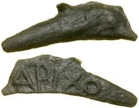 Grecja i posthellenistyczne, brąz w kształcie delfina, (VI–V w. pne)