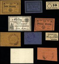 banknoty zastępcze, zestaw 5 banknotów, 1916–1919
