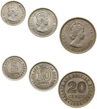 Brytyjskie Borneo Północne, zestaw 3 monet