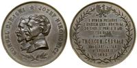 Polska, Kornel Ujejski i Józef Nikorowicz - medal wybity z okazji napisania chorału, 1893