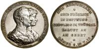 Niemcy, medal z okazji jubileuszu ślubu cesarza Wilhelma II i cesarzowej Wiktorii, 1890
