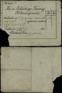 Polska, kwit na 150 rubli srebrem, 1865