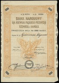 Polska, 20 akcji na kwotę 10.000 marek, bez daty