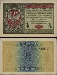 Polska, 1/2 marki polskiej, 9.12.1916