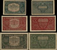 Polska, zestaw 6 banknotów, 1919–1920