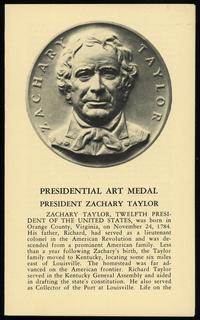 Stany Zjednoczone Ameryki (USA), Prezydenci Stanów Zjednoczonych – Zachary Taylor, 1965