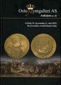 literatura numizmatyczna, Oslo Myntgalleri AS, Auksjon 40, Oslo 10.05.2025,