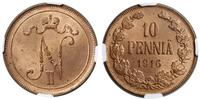 Finlandia, 10 penniä, 1916
