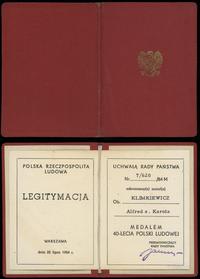 Polska, Medal 40-lecia Polski Ludowej, 1984