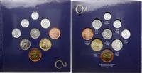 Czechy, zestaw 9 monet, 1996