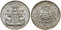 Niemcy, 3 marki, 1911 J