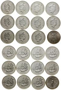 Wyspy Cooka, zestaw: 12 x 1/4 uncji srebra, 1992–2012