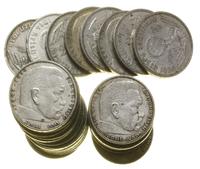 Niemcy, zestaw 40 x 2 marki, różne roczniki