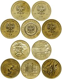Polska, zestaw 5 x 2 złote, 1998