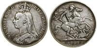 Wielka Brytania, 1 korona, 1889