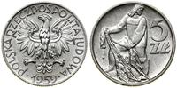 Polska, 5 złotych, 1959