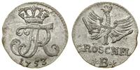 Śląsk, 1 gröschel, 1753 B