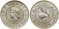 Włochy, 1 lir, 2001