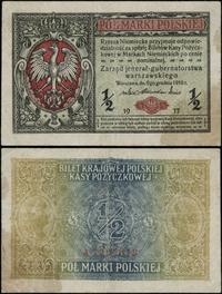 Polska, 1/2 marki polskiej, 9.12.1916