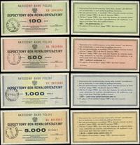 Polska, zestaw bonów rewaloryzacyjnych, 1982