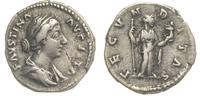 denar po 161, Rzym, Aw: Popiersie Faustyny w pra