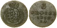 Polska, 3 grosze (trojak), 1812 IB
