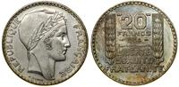 Francja, 20 franków, 1934