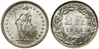 Szwajcaria, 2 franki, 1964 B