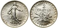 Francja, 2 franki, 1919
