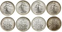 Francja, zestaw: 4 x 1 frank, 1915–1920