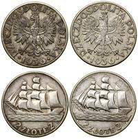 Polska, zestaw 2 x 2 złote, 1936