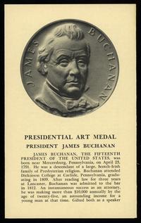 Stany Zjednoczone Ameryki (USA), Prezydenci Stanów Zjednoczonych – James Buchanan, 1966