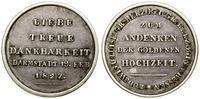 Niemcy, medal Upamiętnienie Złotych Godów, 1827