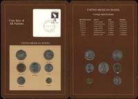 Meksyk, zestaw 7 monet, 1984–1985