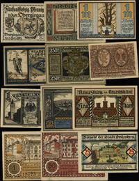 banknoty zastępcze, zestaw 21 różnych bonów polskich i niemieckich, 1919–1921