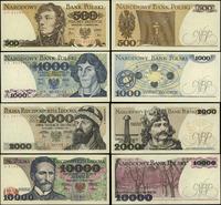 Polska, zestaw 4 banknotów, 1982–1987