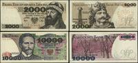 Polska, zestaw 2 banknotów, 1979–1988