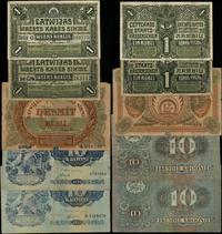 zestaw różnych banknotów, zestaw 5 banknotów, 1919–1937