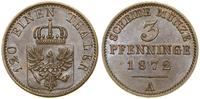 Niemcy, 3 fenigi, 1872 A