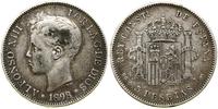 Hiszpania, 5 peset, 1898 SGV