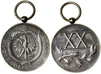 Polska, Srebrny Medal za Długoletnią Służbę (XX lat), od 1938