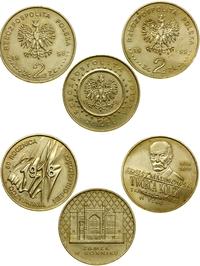 Polska, zestaw: 3 x 2 złote, 1998 i 1999
