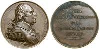 Francja, medal z serii władcy Francji – Ludwik XVIII, 1834