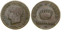 Włochy, 3 centesimi, 1809 V